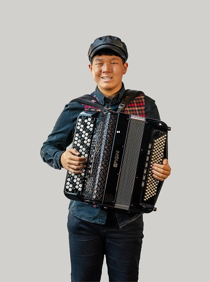 NOYO accordionist, David