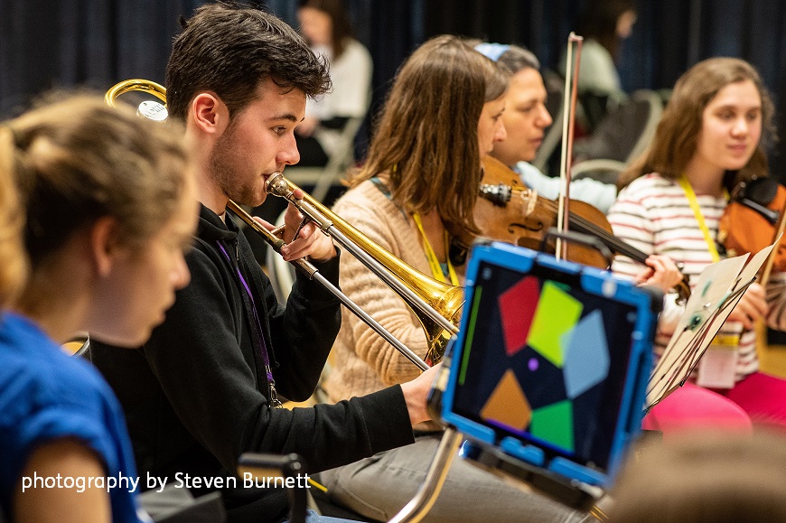 National Open Youth Orchestra residential by Steven Burnett photography