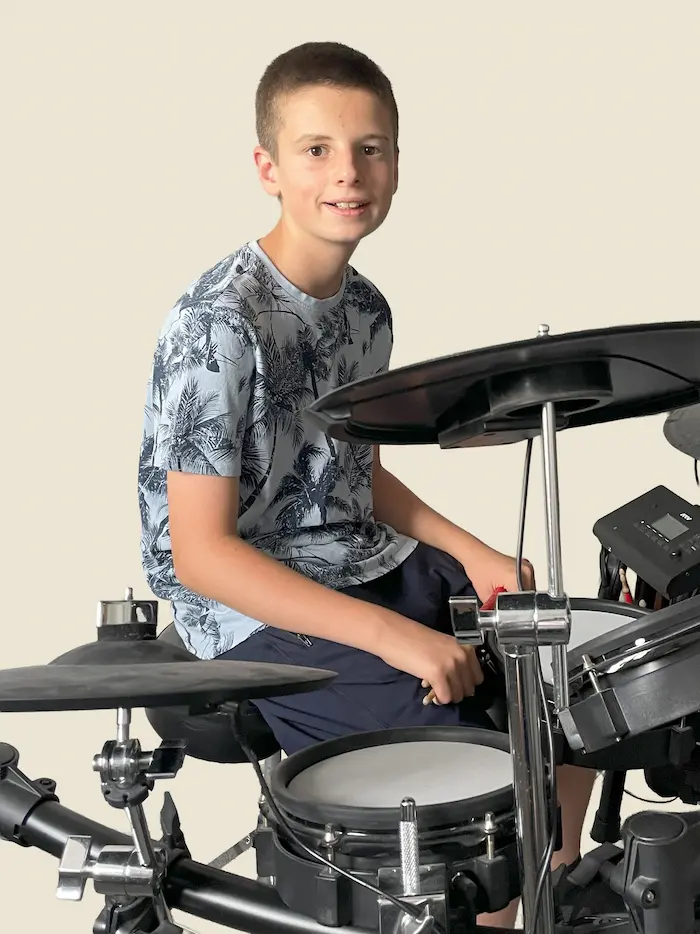 NOYO drummer, Daniel.