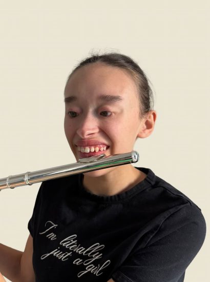 Gabi, musician with the Bournemouth NOYO Ensemble.